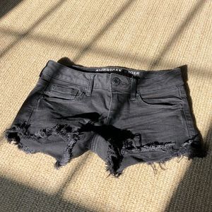 American Eagle Black Jean Shorts